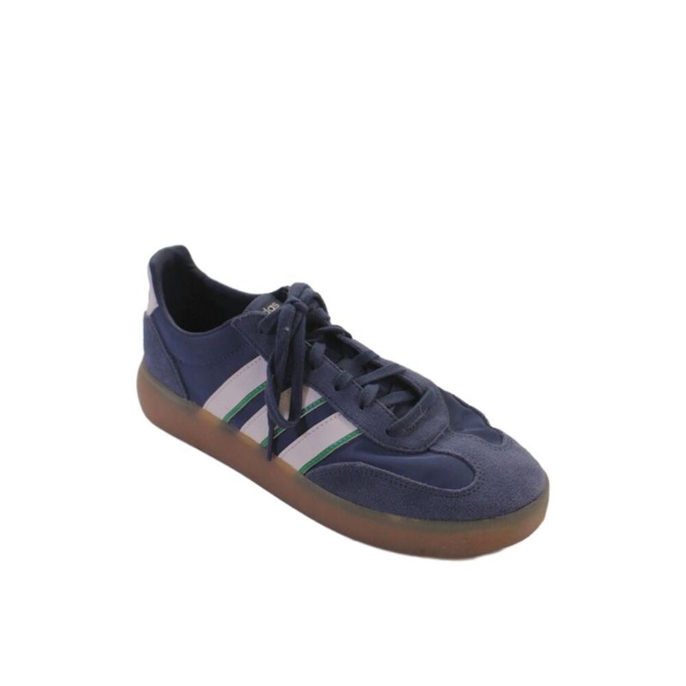 Adidas Womens Suede Low Top Platform Sneakers Navy Size 9